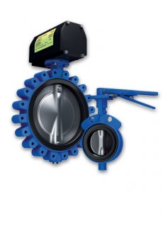 The Keystone product identity represents their line of high performance butterfly valves