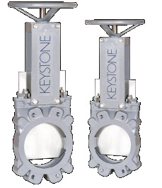 The Keystone product identity represents their line of high performance butterfly valves